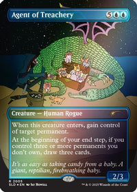 Agent of Treachery (Rainbow Foil) (SLD-2005) - Secret Lair Drop Series