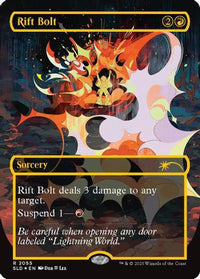 Rift Bolt (2055) (Raised Foil) (SLD-2055) - Secret Lair Drop Series