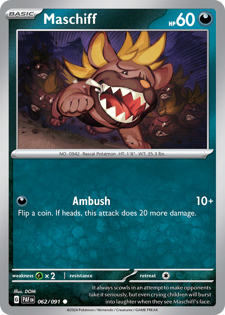 Maschiff (62/091) - Miscellaneous Cards & Products Reverse Holofoil