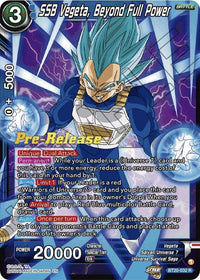 SSB Vegeta, Beyond Full Power (BT20-032) [Power Absorbed Prerelease Promos] - POKÉ JEUX