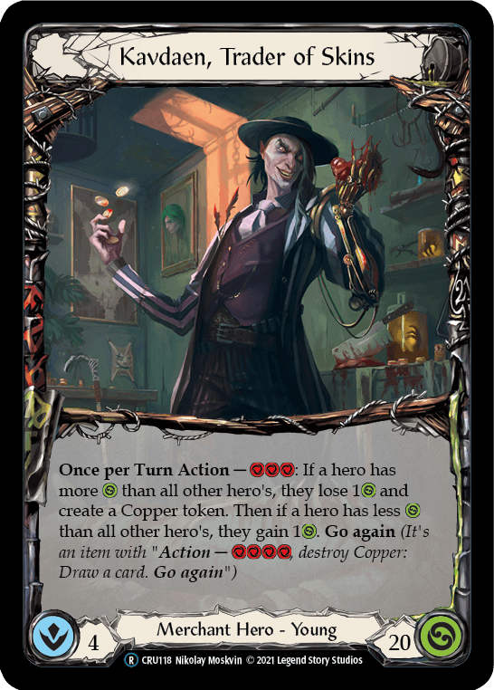 Kavdaen, Trader of Skins [U-CRU118] (Crucible of War Unlimited) Unlimited Normal - POKÉ JEUX