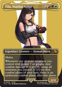 Tifa, Martial Artist (Borderless) (FIC-206) - Commander: FINAL FANTASY Foil