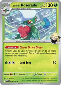 Cynthia's Roserade (8) - SV10 Destined Rivals Reverse Holofoil