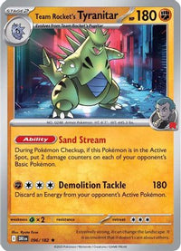 Team Rocket's Tyranitar (96) - SV10 Destined Rivals Reverse Holofoil