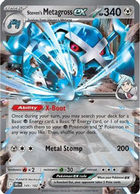 Steven's Metagross ex (145) - SV10 Destined Rivals Holofoil