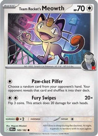 Team Rocket's Meowth (149) - SV10 Destined Rivals