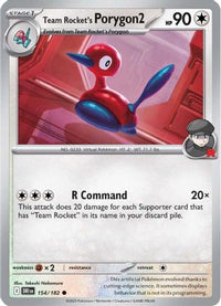 Team Rocket's Porygon2 (154) - SV10 Destined Rivals Reverse Holofoil