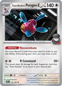 Team Rocket's Porygon-Z (155) - SV10 Destined Rivals Reverse Holofoil
