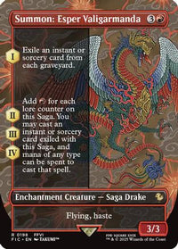 Summon: Esper Valigarmanda (Borderless) (FIC-198) - Commander: FINAL FANTASY Foil