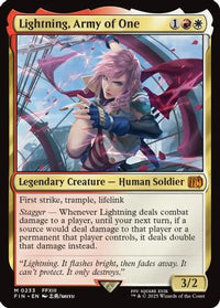 Lightning, Army of One (FIN-233) - FINAL FANTASY Foil