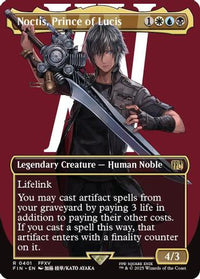 Noctis, Prince of Lucis (Borderless) (FIN-401) - FINAL FANTASY Foil