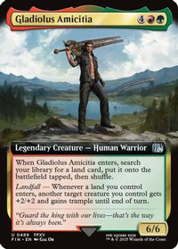 Gladiolus Amicitia (Extended Art) (FIN-489) - FINAL FANTASY Foil