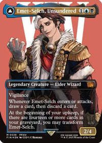 Emet-Selch, Unsundered (Borderless) (Surge Foil) (FIN-539) - FINAL FANTASY Foil