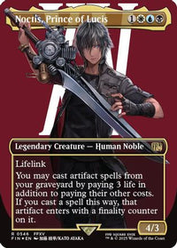 Noctis, Prince of Lucis (Borderless) (Surge Foil) (FIN-546) - FINAL FANTASY Foil
