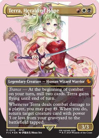 Terra, Herald of Hope (Borderless) (Surge Foil) (FIC-212) - Commander: FINAL FANTASY Foil