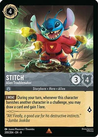 Stitch - Alien Troublemaker (200/204) - Reign of Jafar Cold Foil