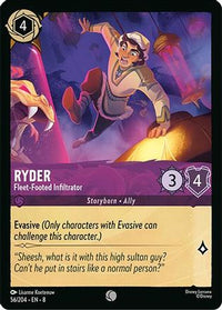 Ryder - Fleet-Footed Infiltrator (56/204) - Reign of Jafar Cold Foil