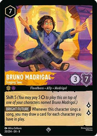 Bruno Madrigal - Singing Seer (20/204) - Reign of Jafar Cold Foil