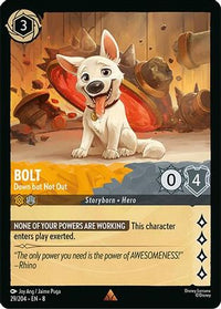 Bolt - Down but Not Out (29/204) - Reign of Jafar Cold Foil