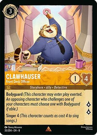 Clawhauser - Front Desk Officer (35/204) - Reign of Jafar Cold Foil