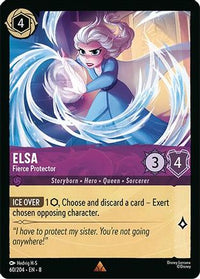 Elsa - Fierce Protector (60/204) - Reign of Jafar Cold Foil