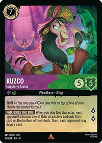 Kuzco - Impulsive Llama (67/204) - Reign of Jafar
