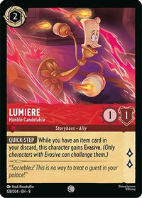 Lumiere - Nimble Candelabra (128/204) - Reign of Jafar Cold Foil
