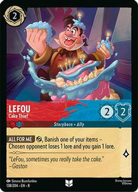 LeFou - Cake Thief (138/204) - Reign of Jafar Cold Foil
