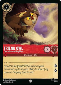 Friend Owl - Cantankerous Neighbor (144/204) - Reign of Jafar Cold Foil