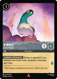 Vinnie - Green Pigeon (194/204) - Reign of Jafar Cold Foil
