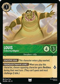 Louis - Endearing Alligator (95/204) - Reign of Jafar Cold Foil