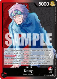 Koby (001) (OP11-001) - A Fist of Divine Speed