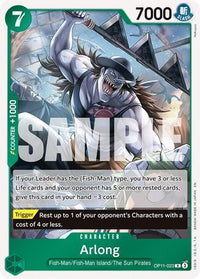 Arlong (OP11-023) - A Fist of Divine Speed Foil