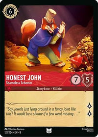 Honest John - Shameless Schemer (122/204) - Reign of Jafar Cold Foil