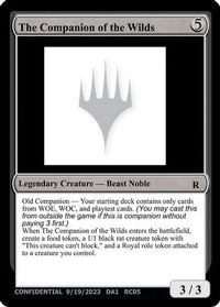 The Companion of the Wilds (-) - Un-Known Event Playtest Cards