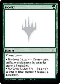 HONK! (-) - Un-Known Event Playtest Cards