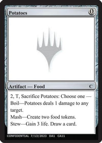 Potatoes (-) - Un-Known Event Playtest Cards