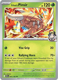 Ethan's Pinsir (1) - SV10 Destined Rivals Reverse Holofoil
