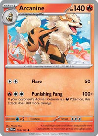 Arcanine (28) - SV10 Destined Rivals Reverse Holofoil