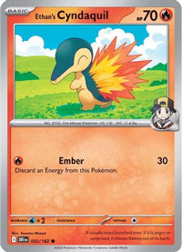 Ethan's Cyndaquil (32) - SV10 Destined Rivals Reverse Holofoil