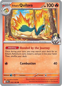 Ethan's Quilava (33) - SV10 Destined Rivals Reverse Holofoil