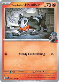 Team Rocket's Houndour (37) - SV10 Destined Rivals