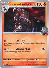 Team Rocket's Houndoom (38/182) - SV10 Destined Rivals Reverse Holofoil