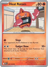 Heat Rotom (43) - SV10 Destined Rivals Reverse Holofoil