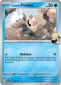 Cynthia's Feebas (52) - SV10 Destined Rivals Reverse Holofoil