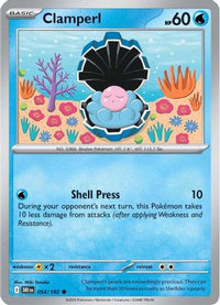 Clamperl (54/182)  - SV10 Destined Rivals Reverse Holofoil