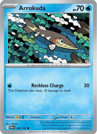 Arrokuda (62) - SV10 Destined Rivals Reverse Holofoil