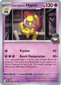 Team Rocket's Hypno (80) - SV10 Destined Rivals Reverse Holofoil
