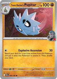 Team Rocket's Pupitar (95) - SV10 Destined Rivals Reverse Holofoil