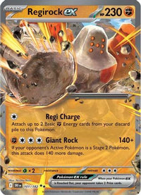 Regirock ex (101/182) - SV10 Destined Rivals Holofoil